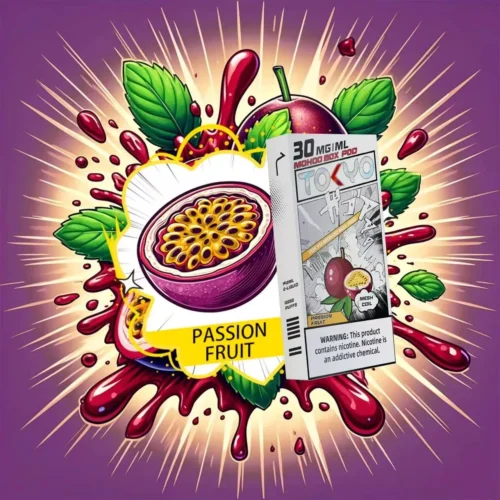 無涼百香果口味 東京魔盒電子煙彈 - 自然果香，無涼感純粹享受